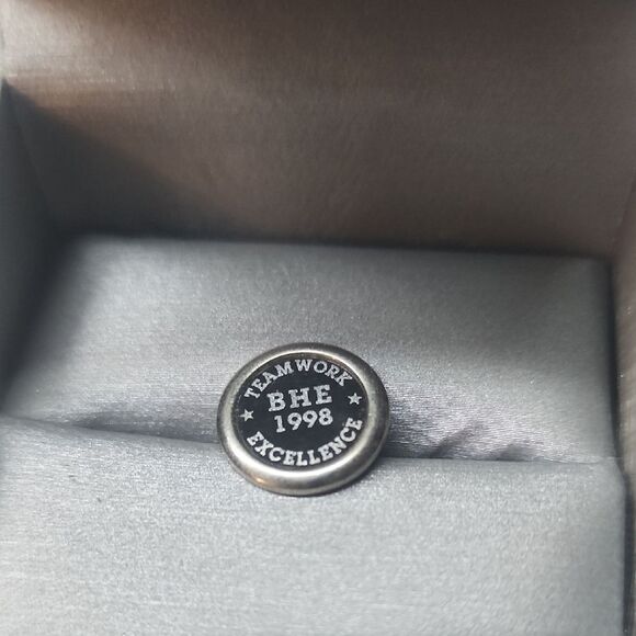 BHE 1998 Teamwork Excellence Pin - Silver - Picture 1 of 4